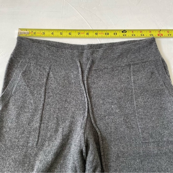 Oats Cashmere by Debra Haybum 100% Cashmere Gray Pants Size L NWT - Picture 4 of 9